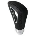 Sebességváltó gomb fekete varrott bőrből AM7793 / 91004