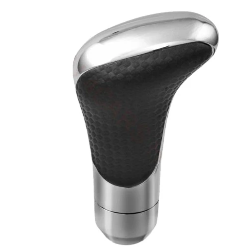 Sebességváltó gomb hosszú fekete-ezüst 90991