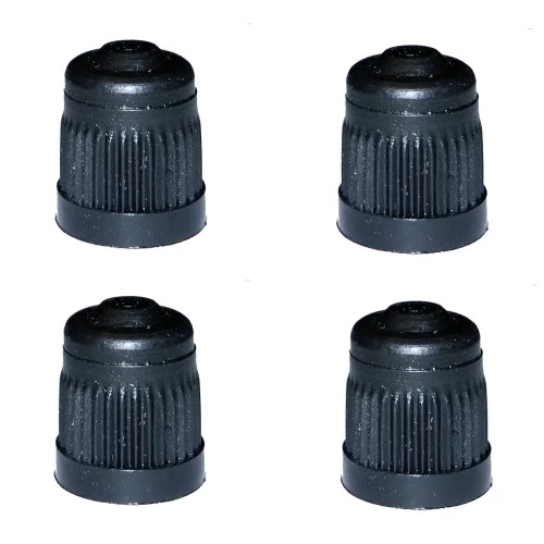 Szelepsapka műanyag, fekete 4db-os
