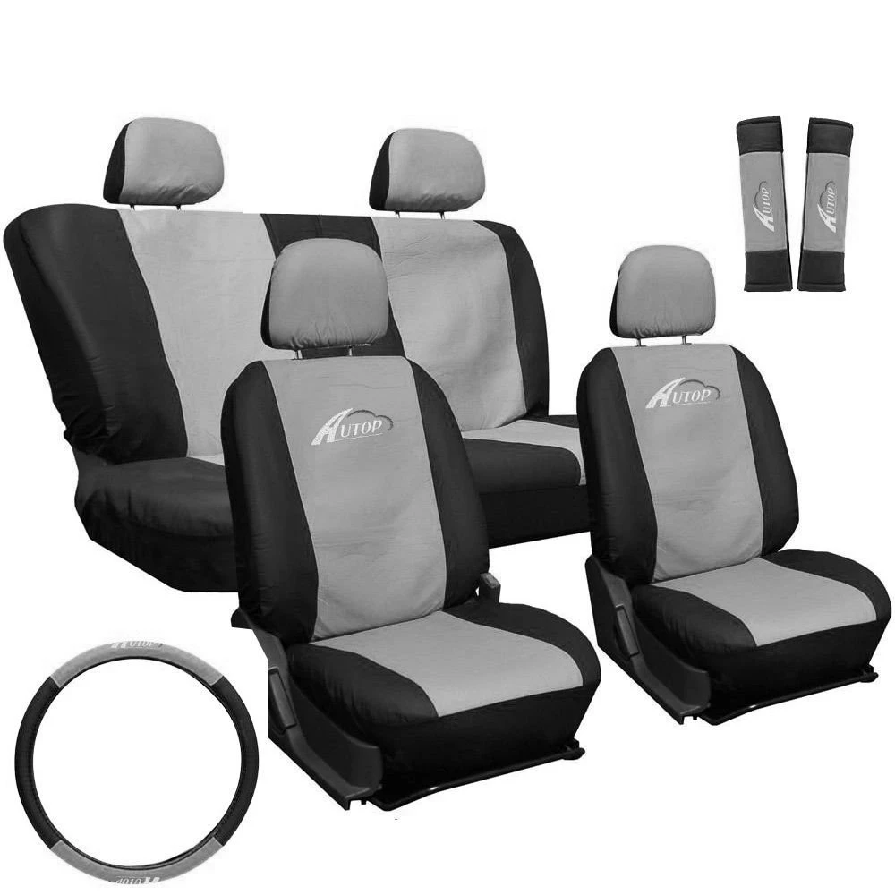 Üléshuzat szett fekete-szürke 11db-os ajándékkal AG23001