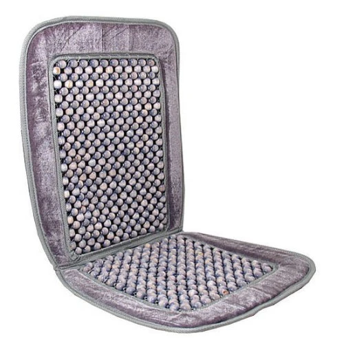 Ülésvédő golyós plüsskeretes ezüst AM0504