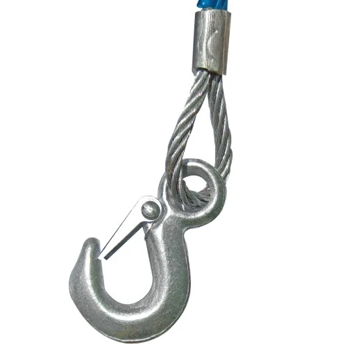 Vontatódrót 5 tonnás bevonattal és karabinerrel