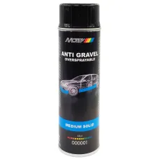 Alvázvédő, kavicsfelverődés ellen (rücsi) fekete spray 500ml Motip Stone Chip Protection 000001