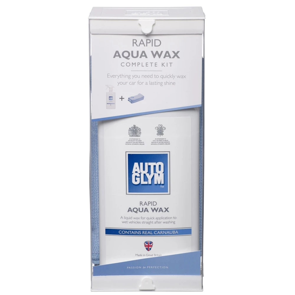 Autoglym Rapid Aqua Wax Kit (vizes karnauba wax spray)