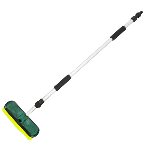 Autómosó kefe vízcsőcsatlakozós, teleszkópos vízzárós 120-165cm