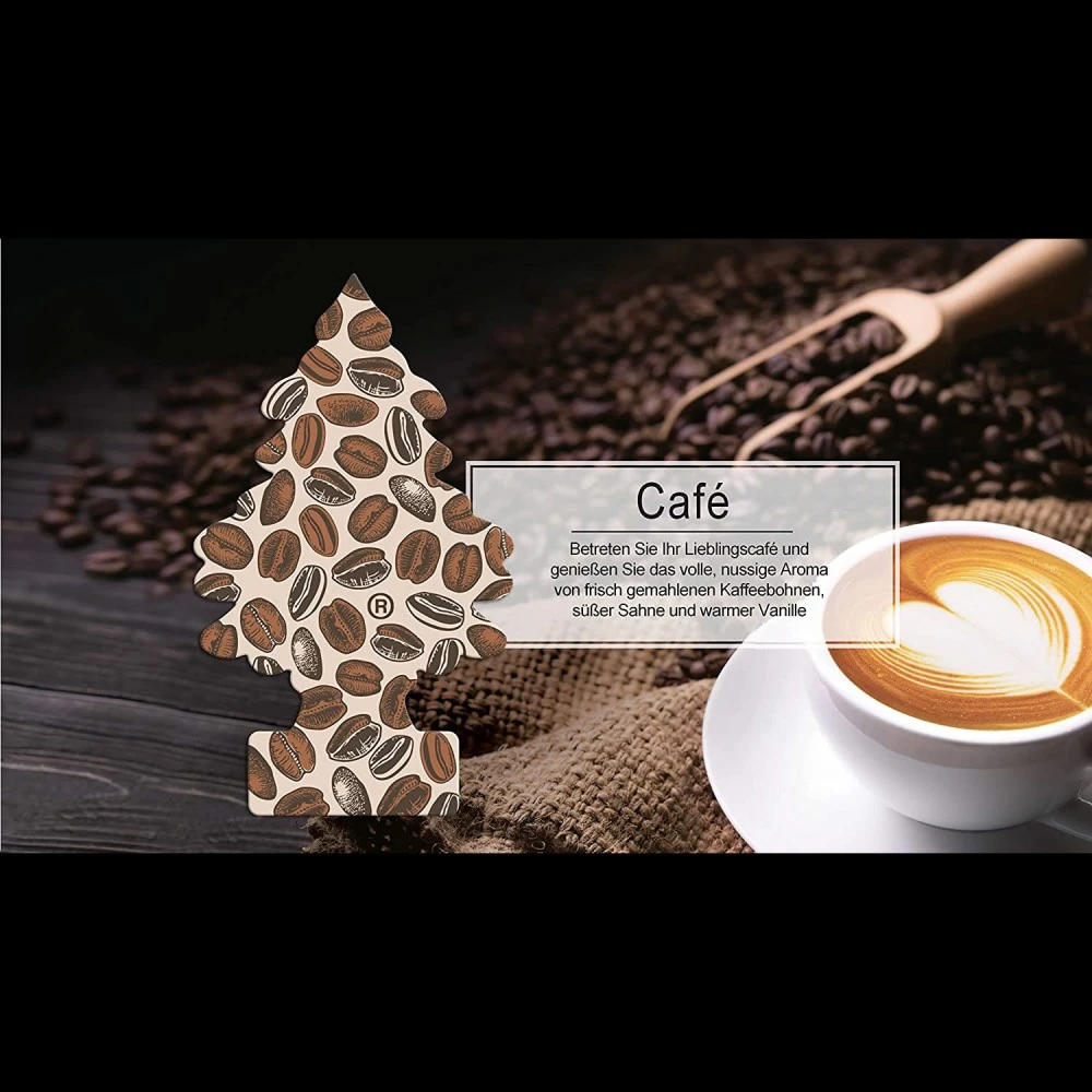 Illatosító Wunder-Baum Café (kávé) illatú