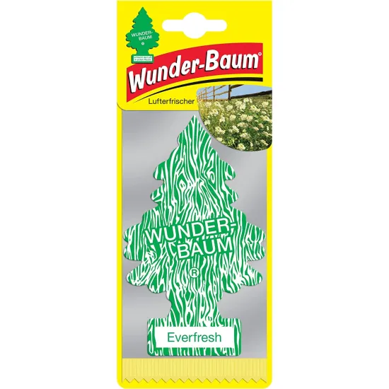 Illatosító Wunder-Baum Everfresh (friss örökzöld) illatú Illatosító Wunder-Baum Everfresh (friss örökzöld) illatú