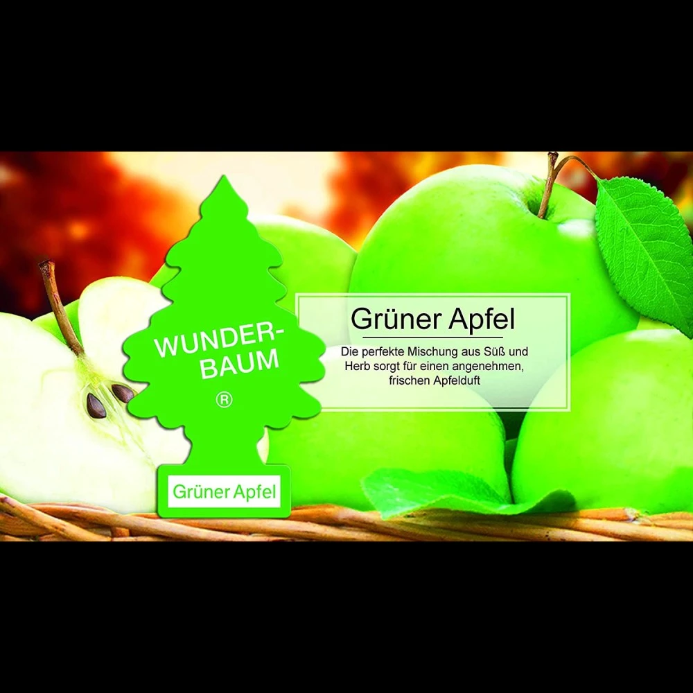 Illatosító Wunder-Baum Grüner Apfel (zöldalma) illatú