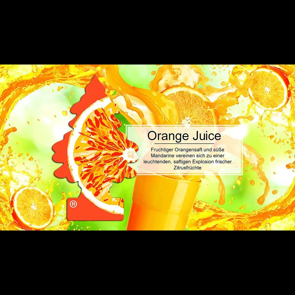 Illatosító Wunder-Baum Orange Juice (narancs szörp) illatú