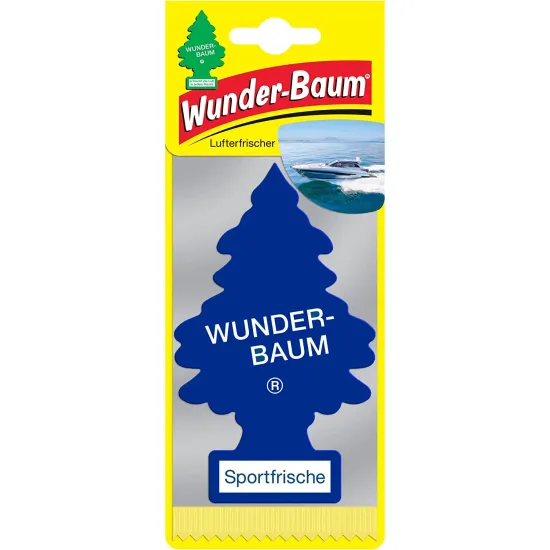 Illatosító Wunder-Baum Sportfrische (sportos friss) illatú Illatosító Wunder-Baum Sportfrische (sportos friss) illatú