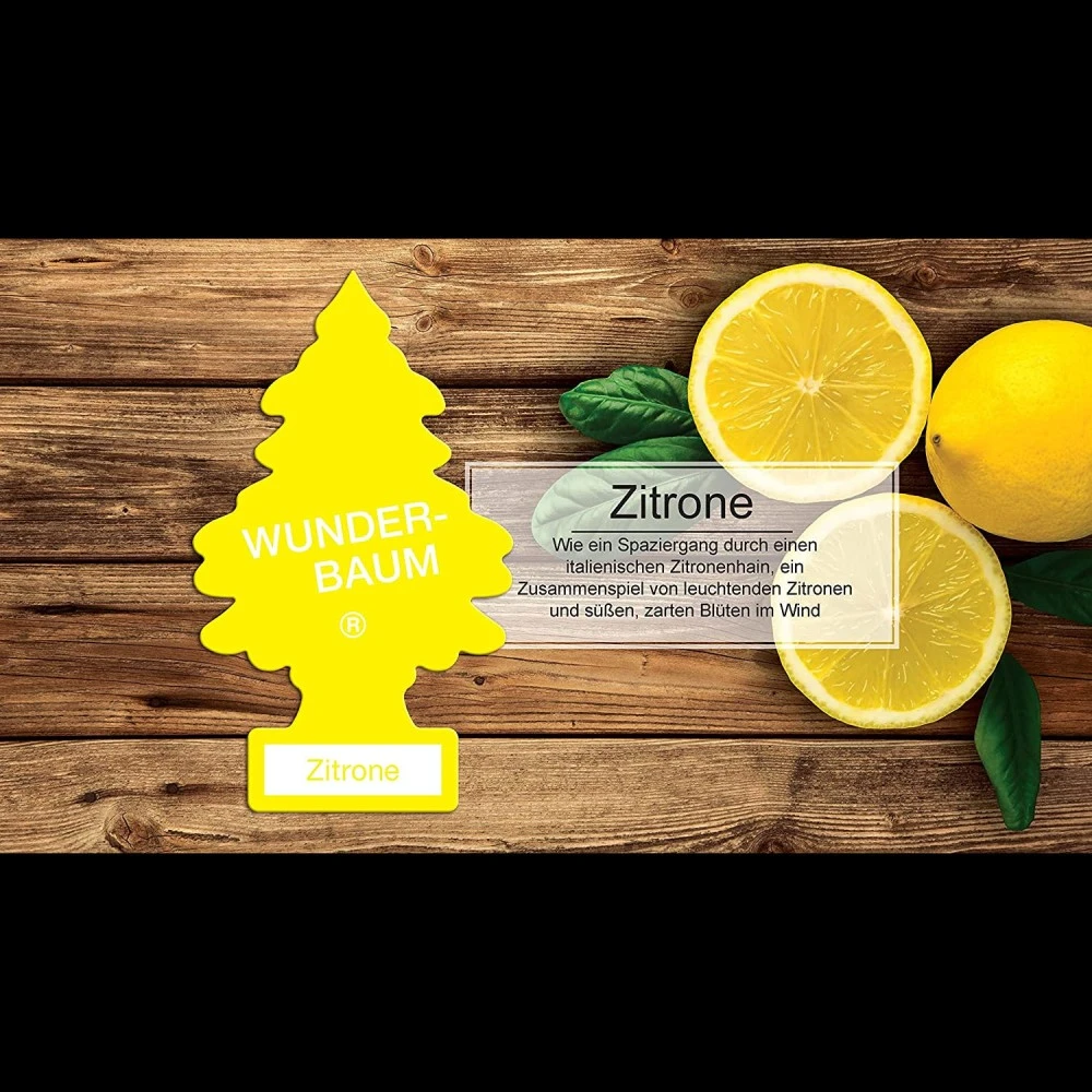 Illatosító Wunder-Baum Zitrone (citrom) illatú