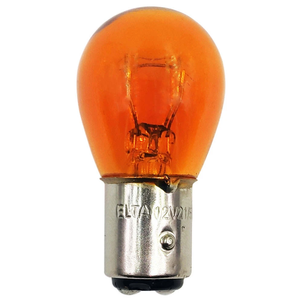 Izzó 12V/21/5W BAY15D narancssárga ELTA 413TB