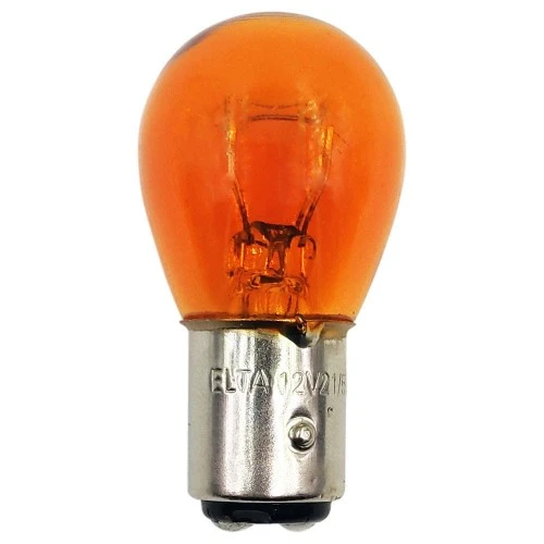 Izzó 12V/21/5W BAY15D narancssárga ELTA 413TB