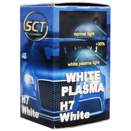 Izzó 12V/H7/55W White Plasma +30% (fehér) SCT 202136