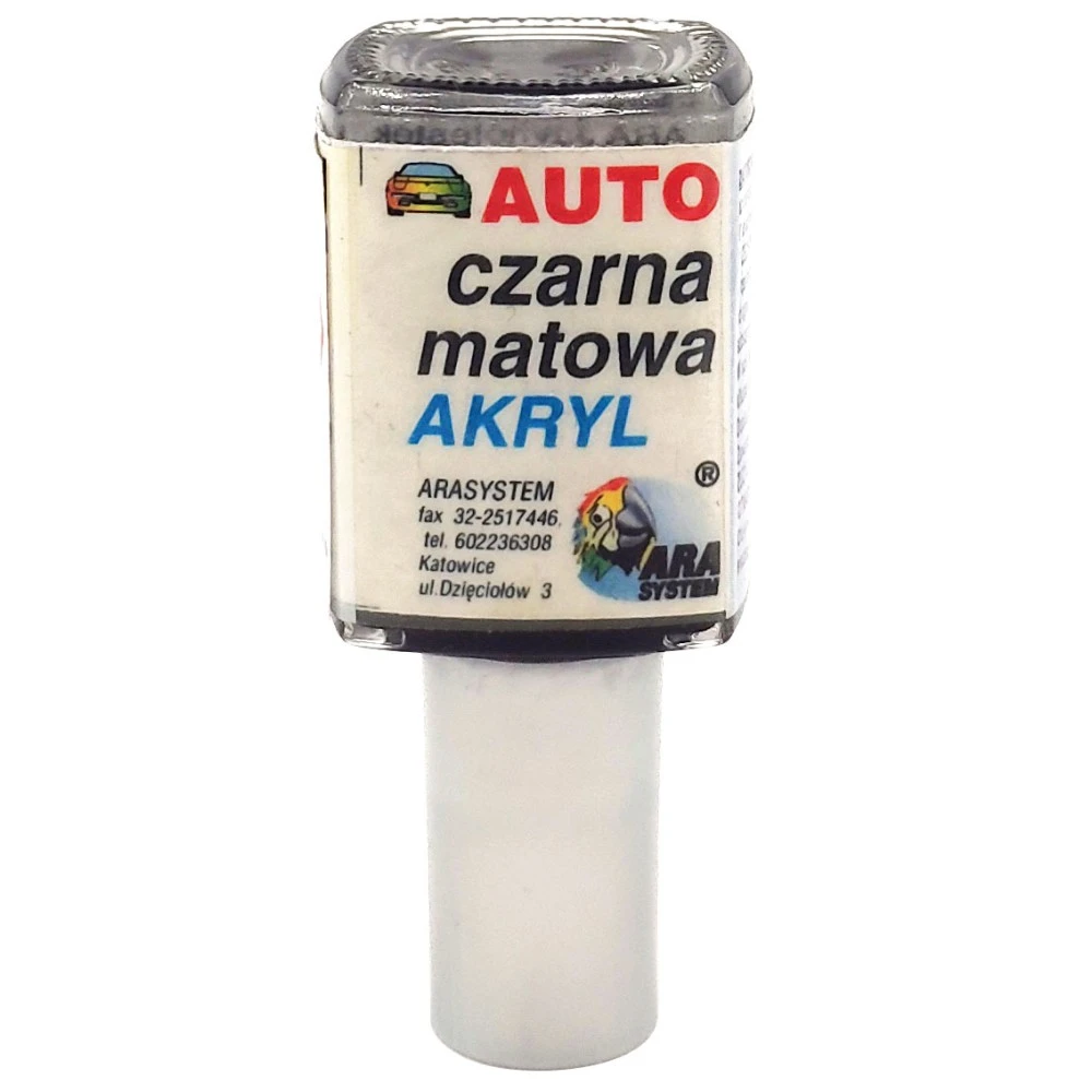 Javítófesték akril matt fekete Arasystem 10ml