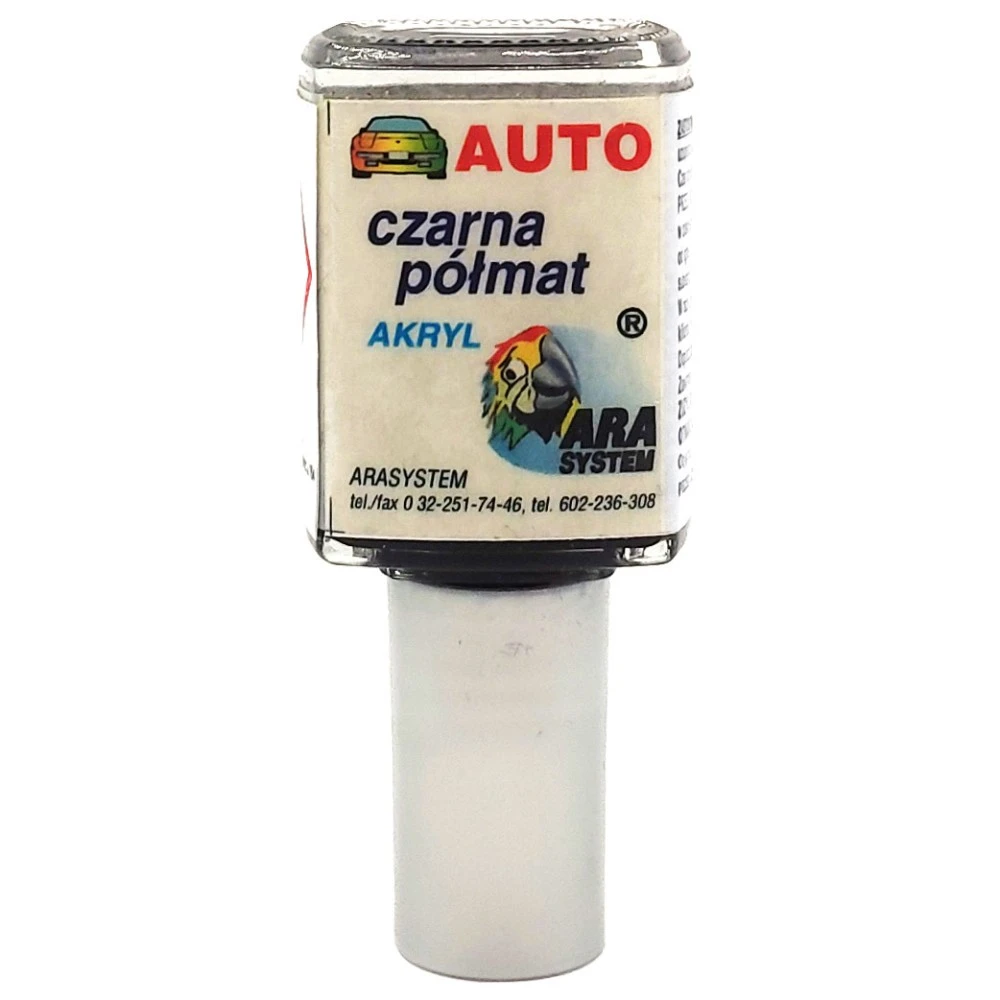 Javítófesték fekete selyemfényű akril Arasystem 10ml