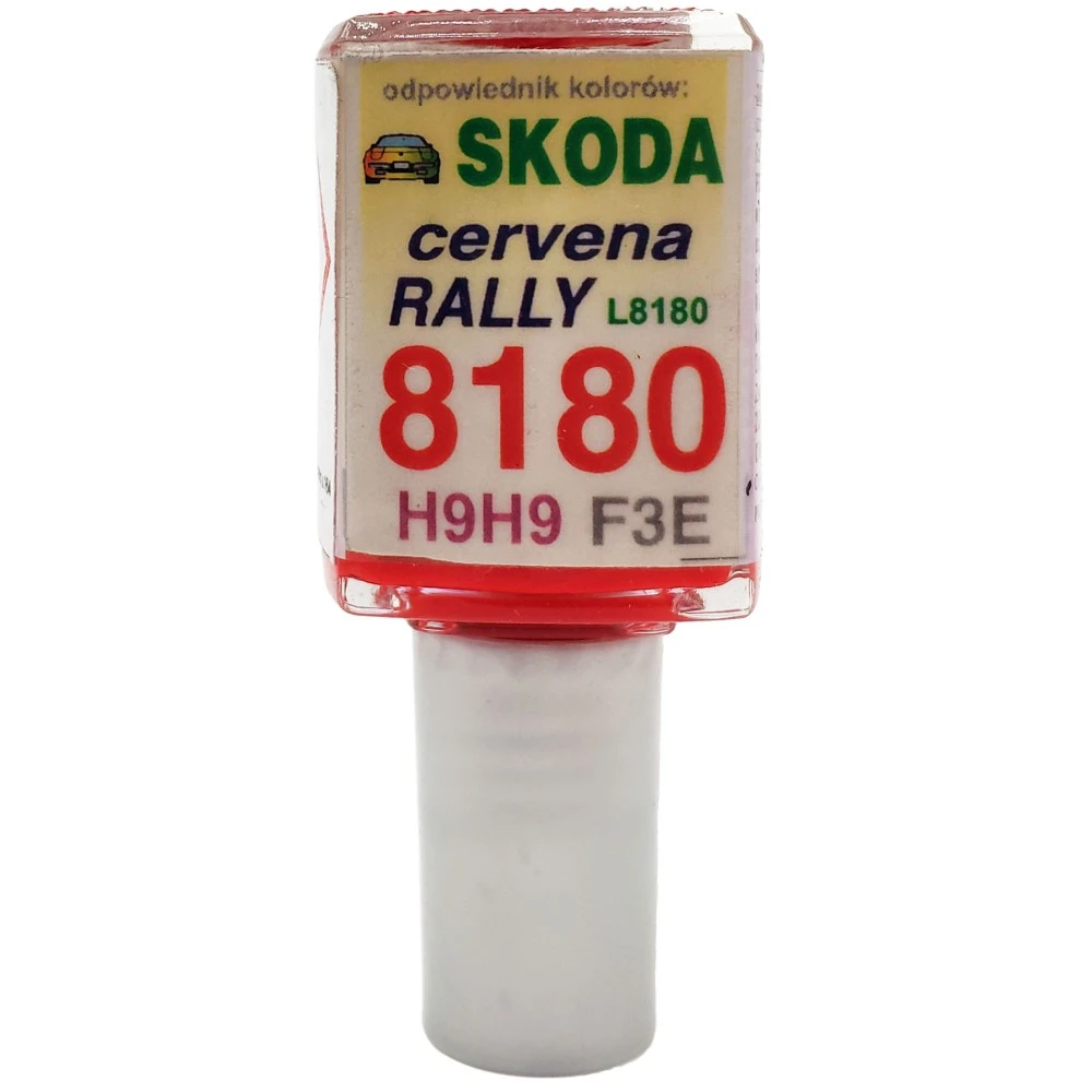 Javítófesték Skoda cervena Rally 8180 H9H9 F3E Arasystem 10ml