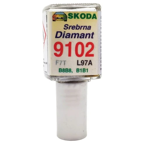 Javítófesték Skoda ezüst Diamant 9102 (F7T, L97A, B8B8, B1B1) Arasystem 10ml