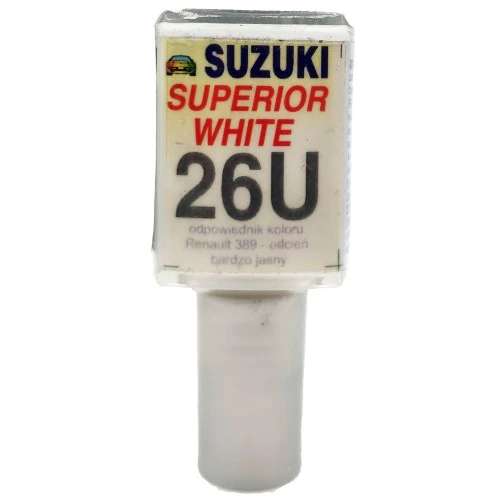 Javítófesték Suzuki Superior White 26U Arasystem 10ml