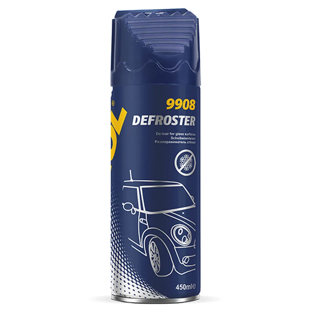 Jégoldó spray kaparófejjel, 450ml Mannol 9908 Defroster