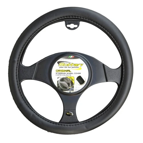 Kormányvédő 37-39cm bőrhatású sima fekete Original 16288