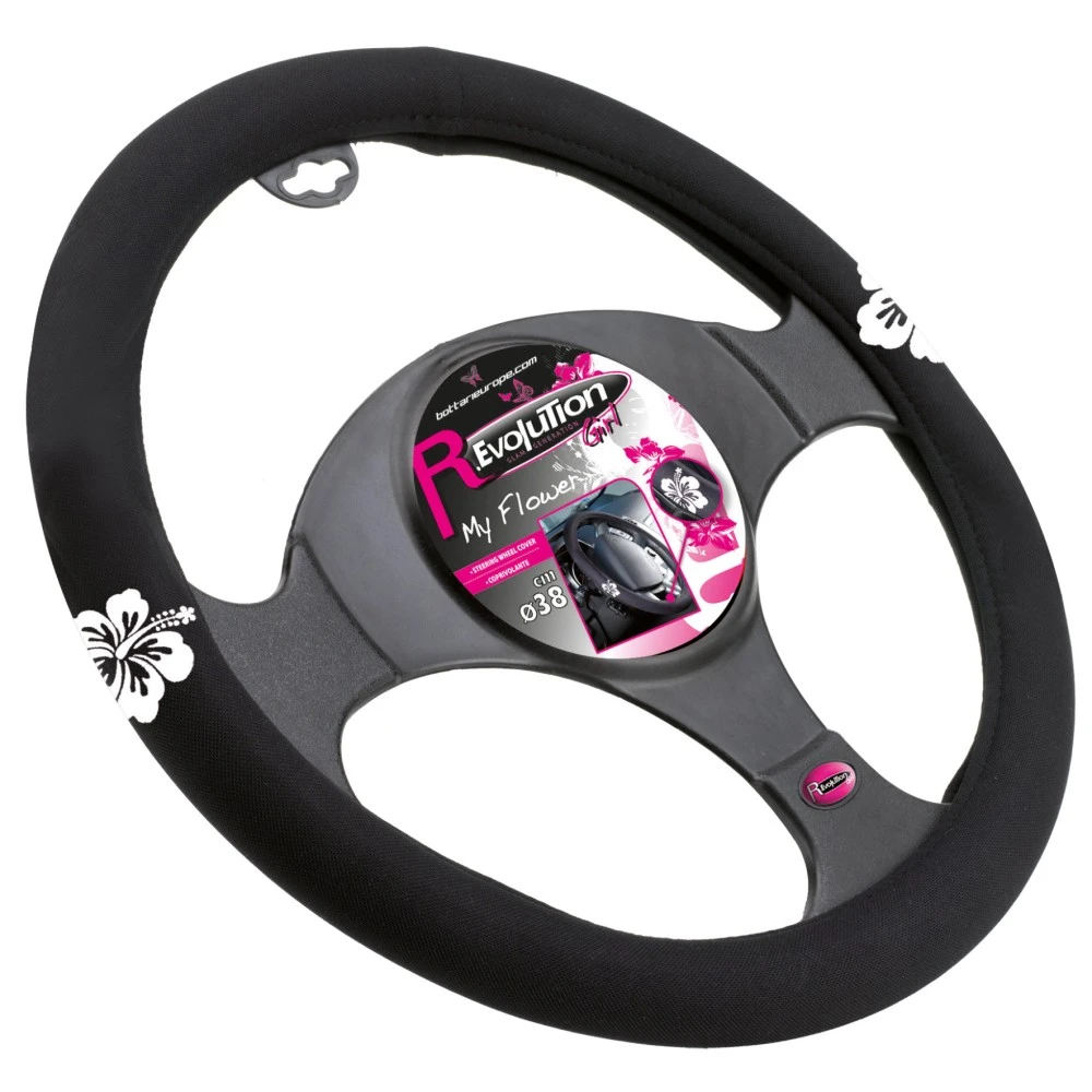 Kormányvédő fehér virág 37-39cm My Flower 17177