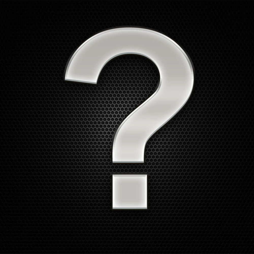 Öntapadó krómhatású műgyantás kérdőjel írásjel 27 x 27 mm