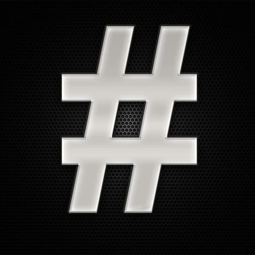 Öntapadó krómhatású műgyantás kettőskereszt írásjel 27 x 27 mm