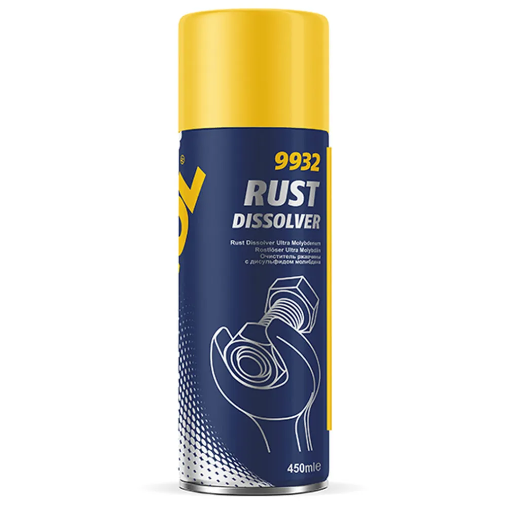 Rozsdaloldó spray 450ml Mannol 9932 Rust Dissolver