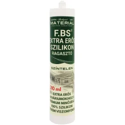 Szilikon bázisú tömító és ragasztó paszta (kartusos)  310 ml F.BS