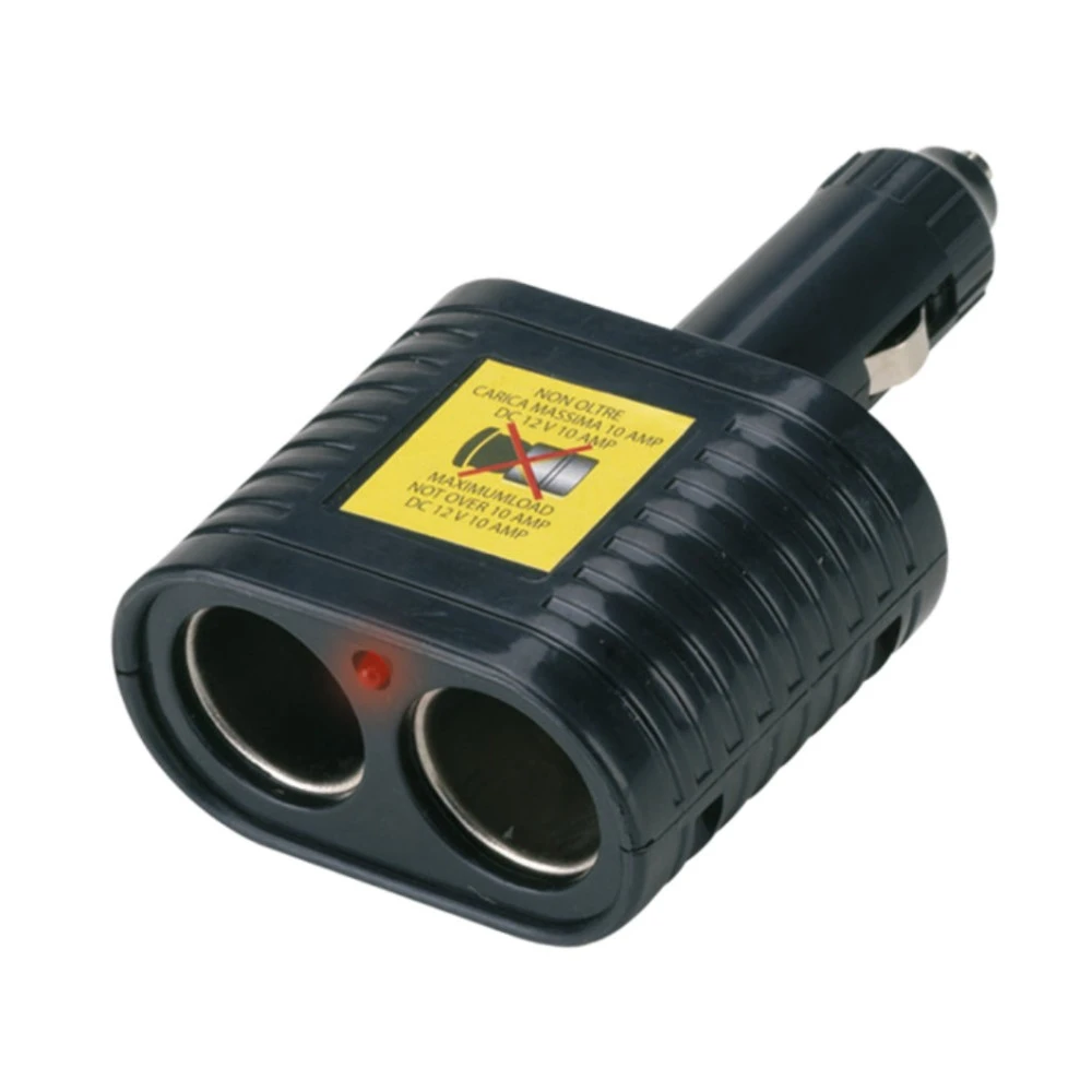 Szivargyújtó elosztó 2-es 12/24V/5A 30076