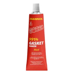 Tömítő paszta, hőálló (RTV), piros 85 g. Mannol 9914 Gasket Maker Red 