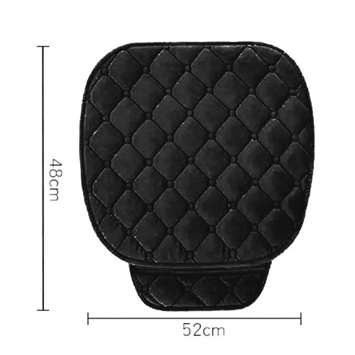 Ülésvédő ülőpárna, plüss, fekete Maxeed 7103B