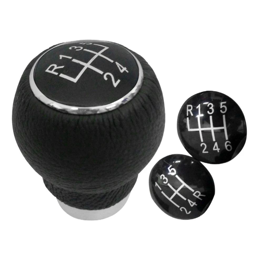 Váltógomb fekete bőrből, sebességjelöléssel (5 és 6 fokozat ) Street 17440 