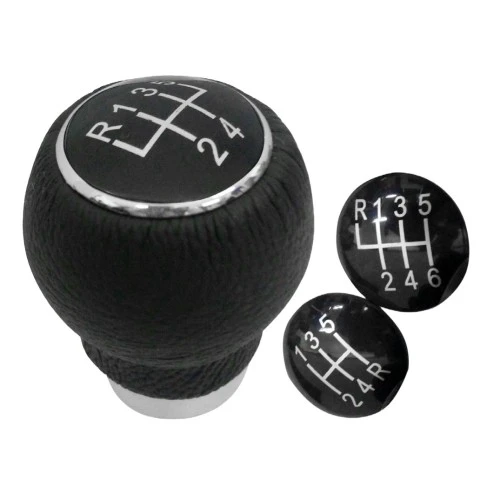 Váltógomb fekete bőrből, sebességjelöléssel (5 és 6 fokozat ) Street 17440 